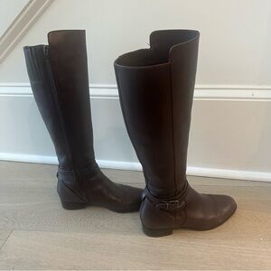 Via Spiga Brown Knee-High Women's Boots